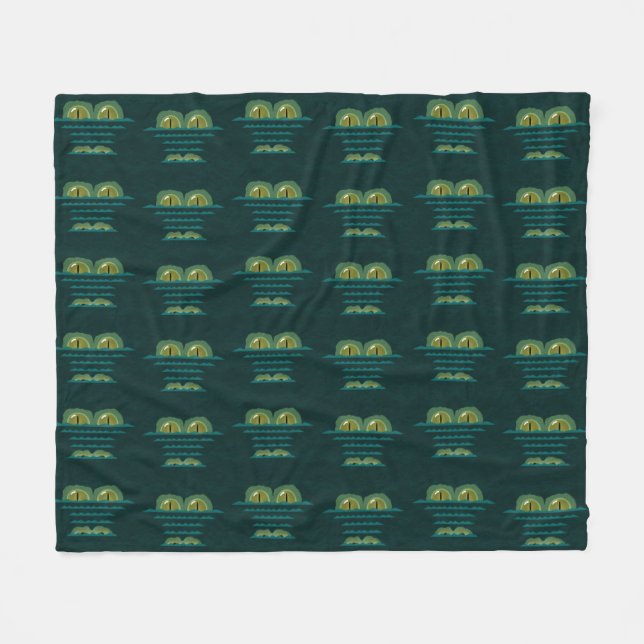 Big Croc Fleece Blanket (Front (Horizontal))