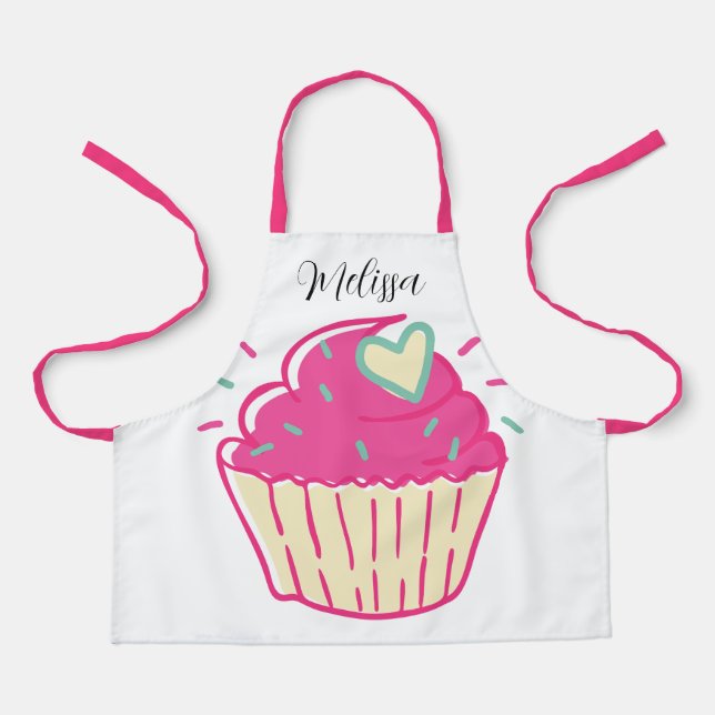 Big Cupcake kids Apron (Front)
