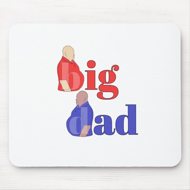 Big Dad Mouse Pad (Front)