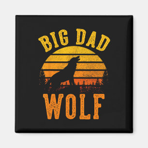 Big Dad Wolf Funny Outdoor Camping Lover Father's Magnet