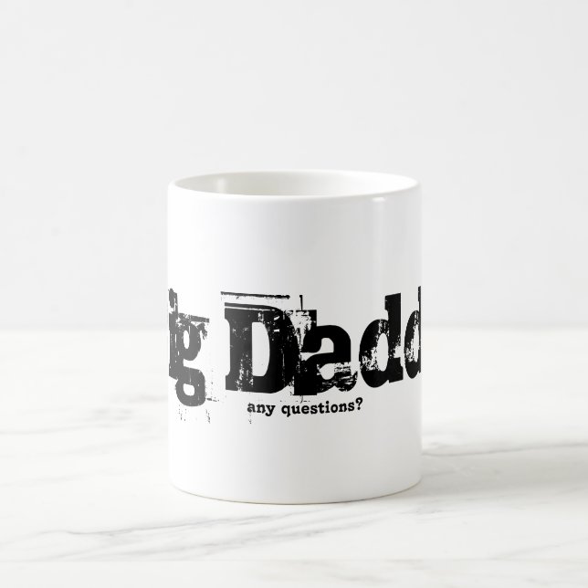 BIG DADDY Funny Mug for Dad White (Center)
