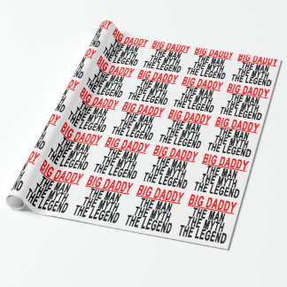 Big Daddy The Man The Myth The Legend Shirt.png Wrapping Paper