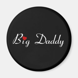 Big Daddy with Red Heart Magnet