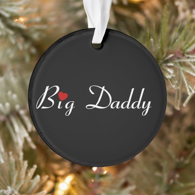 Big Daddy with Red Heart Ornament (Tree)