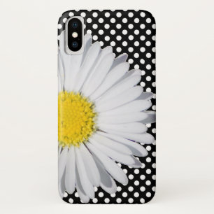 Big Daisy and Polka Dot iPhone X Case