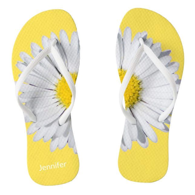 Big Daisy Flip Flops (Footbed)