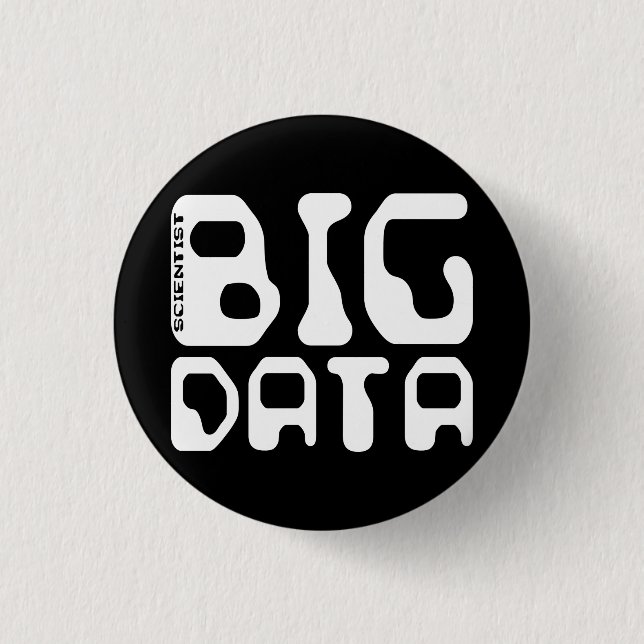 Big Data Scientist 1 Inch Round Button (Front)