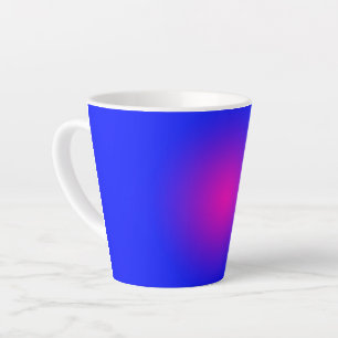 Big Day for the Blue and Magenta Latte Mug