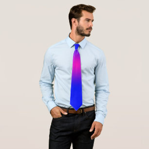 Big Day for the Blue and Magenta Ombre Pattern Tie