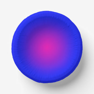 Big Day for the Blue and Magenta Paper Plate