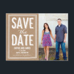 Big Day Save The Date Postcard<br><div class="desc">Modern and stylish save the date cards from Berry Berry Sweet Designs. Visit our designs showroom at WWW.BERRYBERRYSWEET.COM</div>