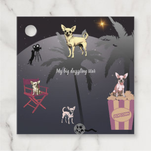 Big Dazzling Star  Favour Tags