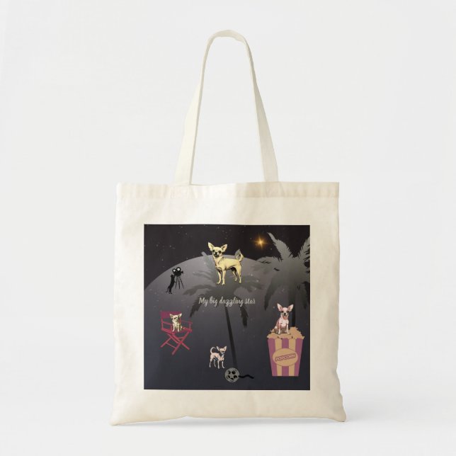 Big Dazzling Star  Tote Bag (Front)