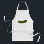 Big Dill Crunchy Green Kosher Sour Pickle Foodie Standard Apron<br><div class="desc">Apron features an original illustration of a crunchy green Kosher dill pickle. Perfect for your favourite foodie!

Lots of additional illustrations are also available from this shop. Don't see what you're looking for? Need help with customization? Contact Rebecca to have something designed just for you!</div>