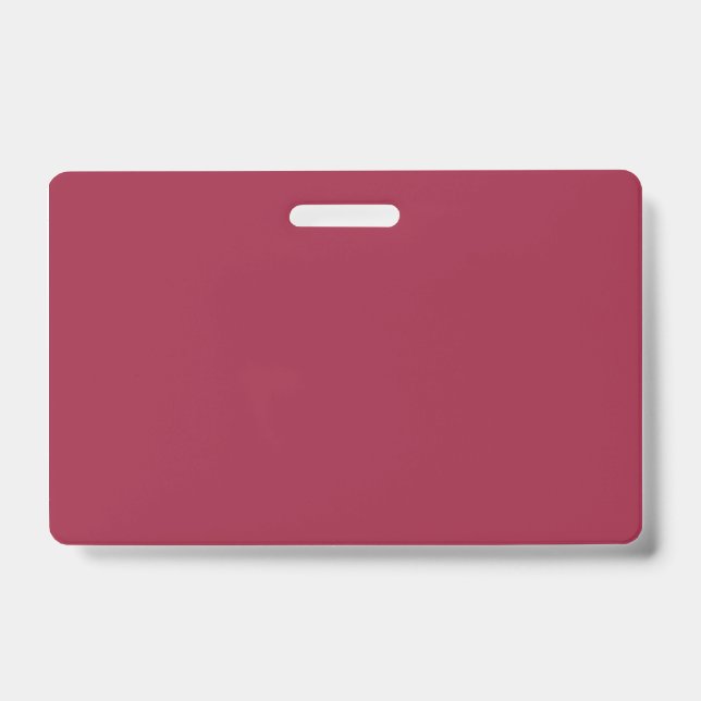 Big dip o’ruby  (solid colour) badge (Front)