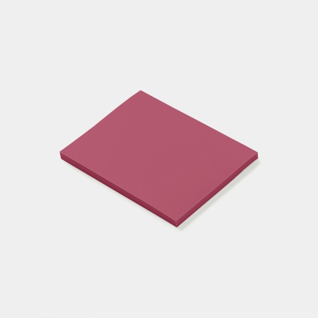 Big dip o’ruby  (solid colour) post-it notes (Angled)