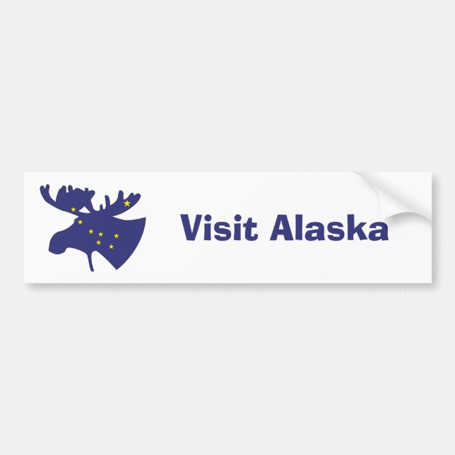 Big Dipper Moose Bumper Sticker (Front)