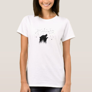 Big Dipper Star Constellations Bear Night Sky T-Shirt