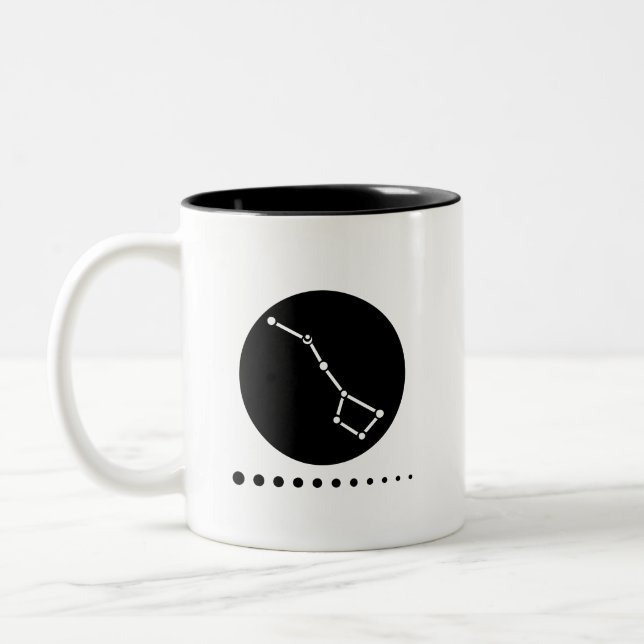 Big Dipper Two-Tone Coffee Mug (Left)
