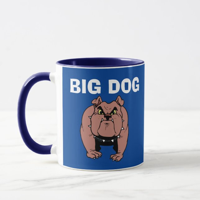 BIG DOG, BULLDOG Coffee Mugs (Left)