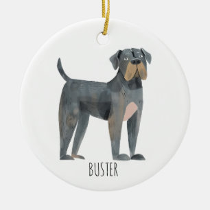 Big Dog Ceramic Ornament