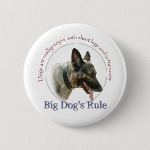 Big Dog's Rule 2 Inch Round Button