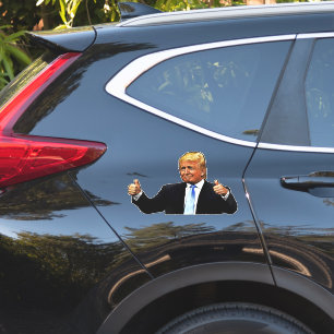 BIG DONALD TRUMP BIG CAR DECAL 2025