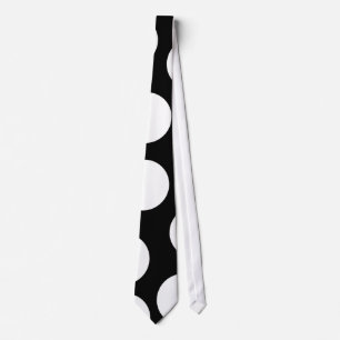 Big Dots in Black and White. Tie