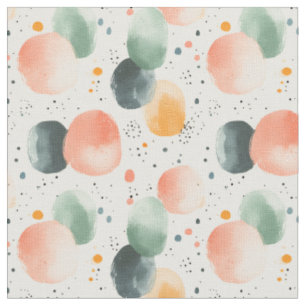 Big Dots & Little Dots on Off-White Fabric