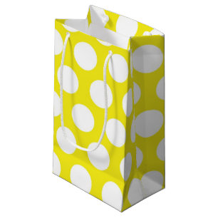 Big Dots on Yellow Design Small Gift Bag