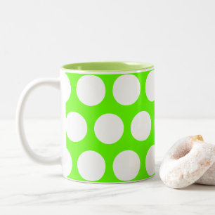 Big Dots Two-Tone Coffee Mug