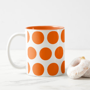 Big Dots Two-Tone Coffee Mug