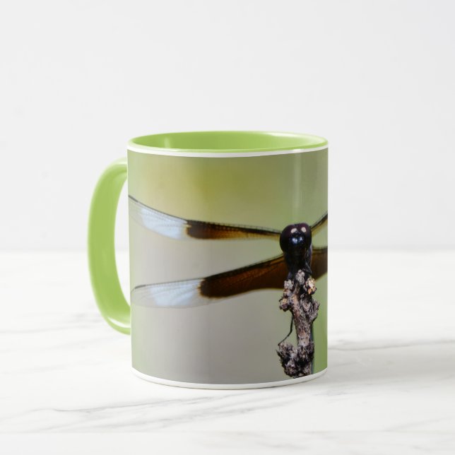 Big Dragonfly Mug Nature Art (Front Left)