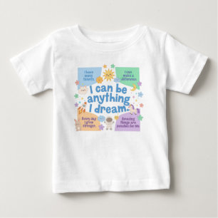 Big Dreams Inspiration for Little Achievers Baby T-Shirt