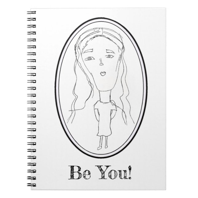 Big Ead Face (Corabelle) Notebook (Front)