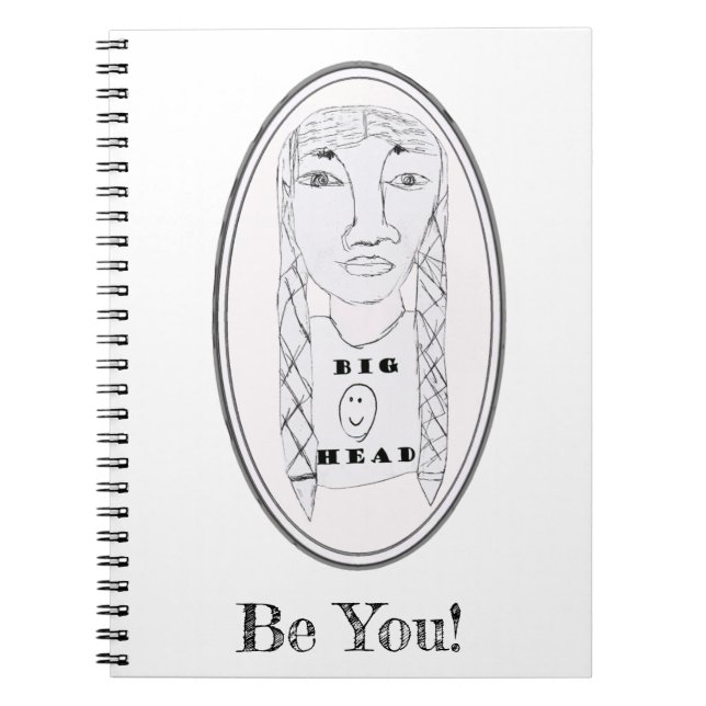 Big Ead Face (Mabel) Notebook (Front)