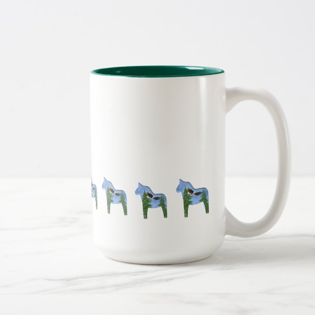 Big Eagle Dala Horse Coffee Mug (Right)