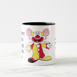 Big Eared Clown Ceramic Mug