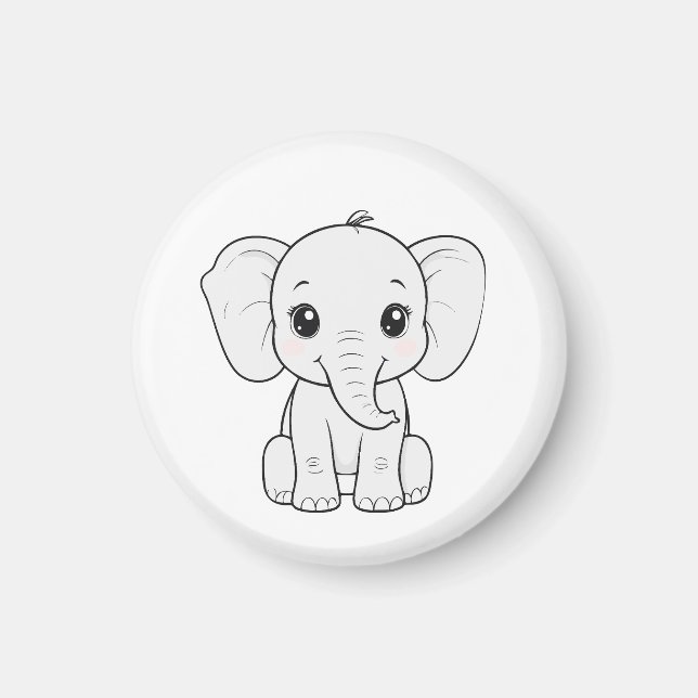Big Ears, Bigger Heart Magnet (Front)
