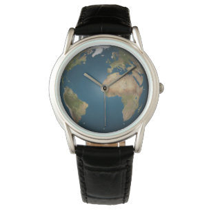 Big earth world globe watch