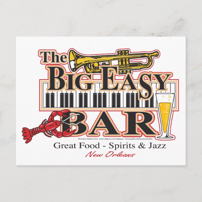 Big-Easy-Bar-3-[Converted] Postcard (Front)