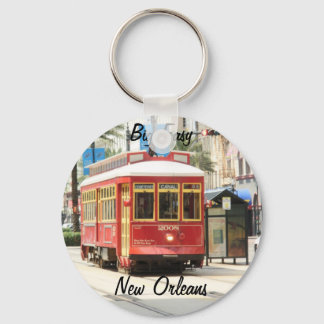 BIG EASY, NEW ORLEANS STREETCAR KEYCHAIN