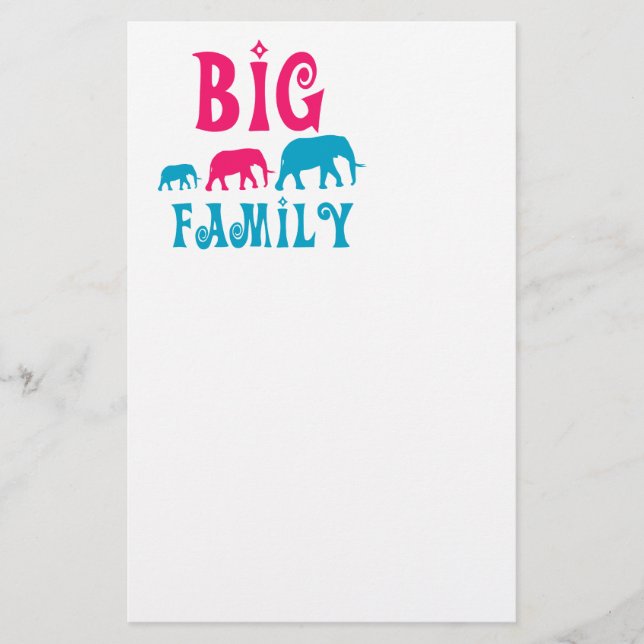 Big elephant family flyer (Front)