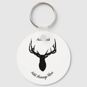 Big Elk, Add Text and Message  Keychain