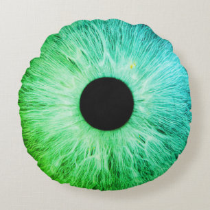 Big Eye Ball (Style: 6) Round Pillow