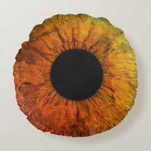 Big Eye Ball (Style: 8) Round Pillow