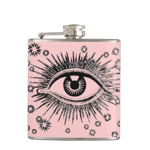 Big Eye Mystic ICU Nurse Doctor Odd Hip Flask Gift