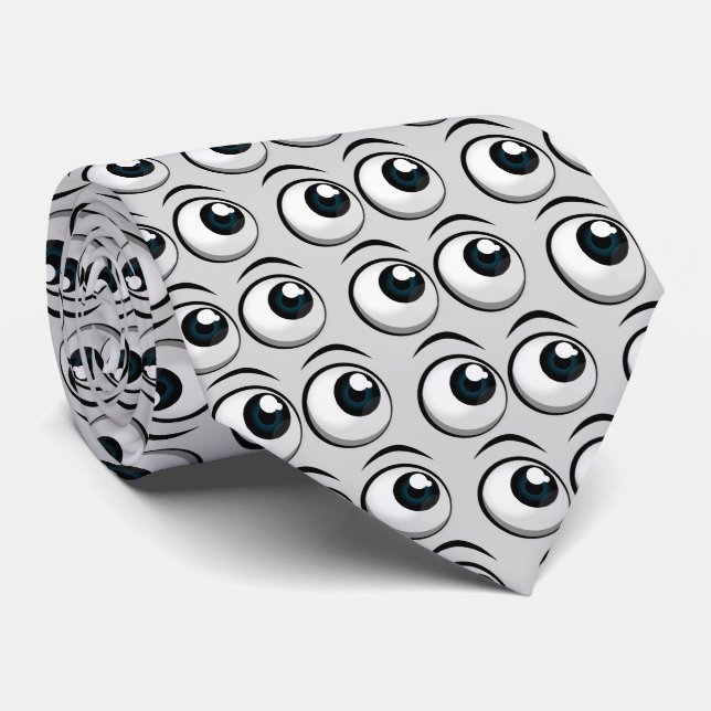 big eyeball graphic tie (Rolled)