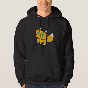 Big Eyed Cartoon Fox Hoodie