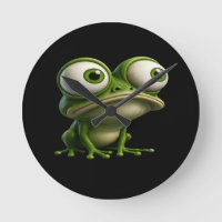 Big-Eyed Cartoon Frog